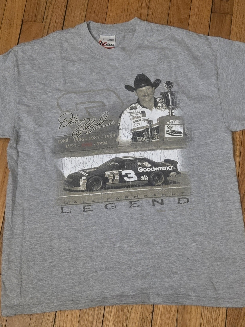 Vintage Dale Earnhardt Nascar Shirt. Large By Chase